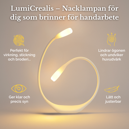 LumiCrealis – Nacklampan som lyser upp dina skapelser och lindrar ögonen