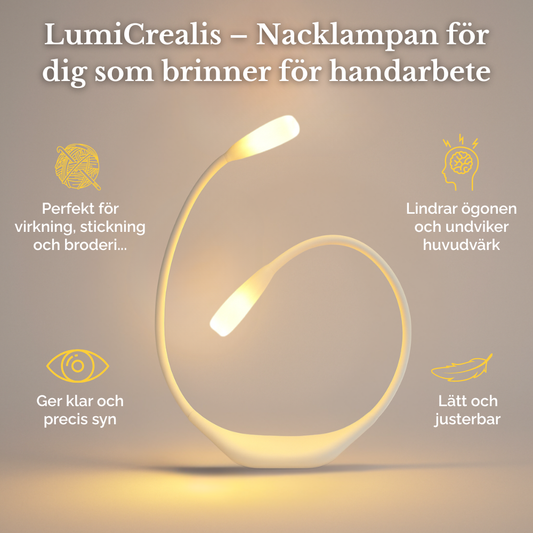 LumiCrealis – Nacklampan som lyser upp dina skapelser och lindrar ögonen