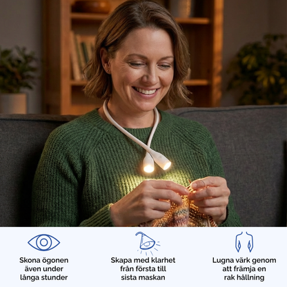 LumiCrealis – Nacklampan som lyser upp dina skapelser och lindrar ögonen